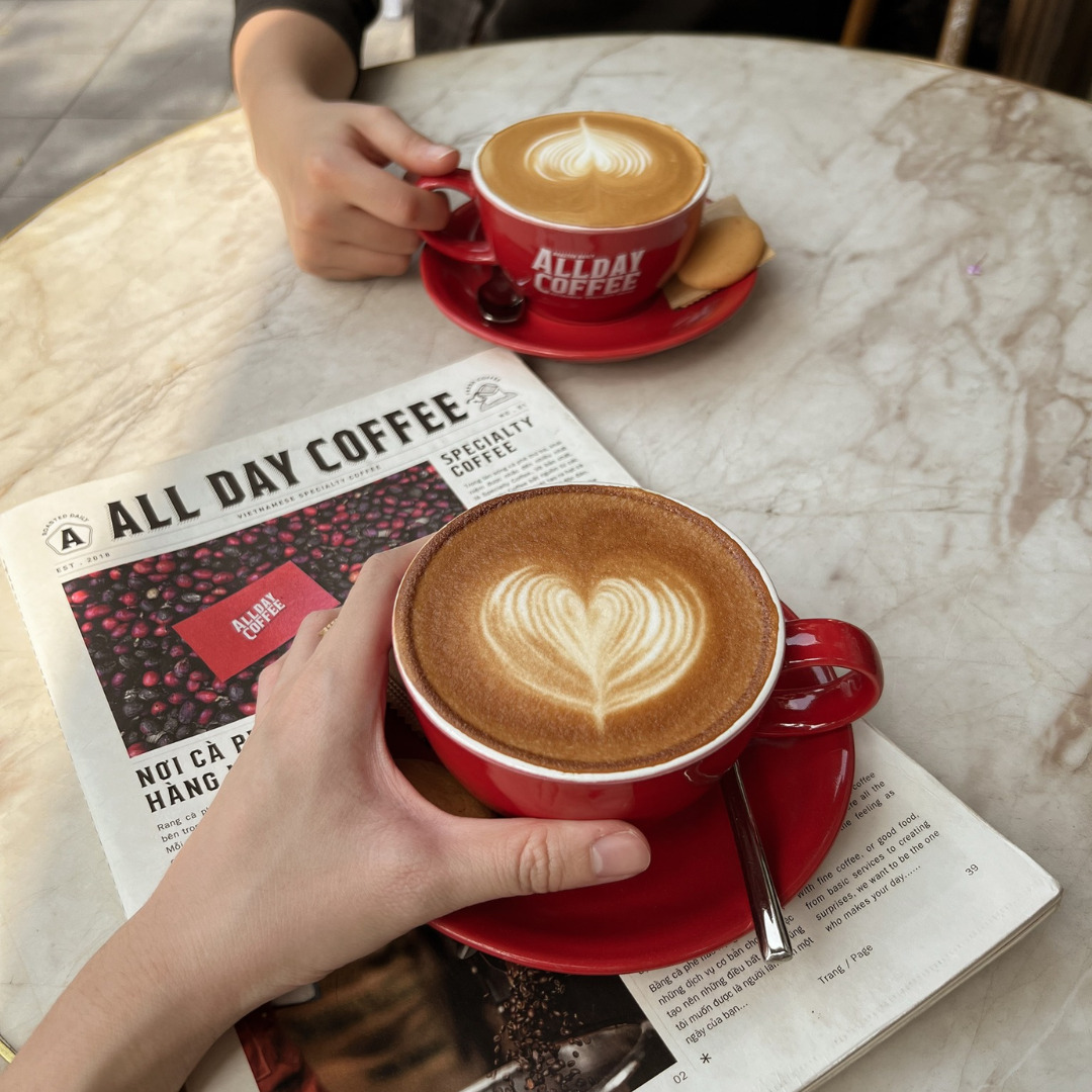 cà phê tại All Day Coffee