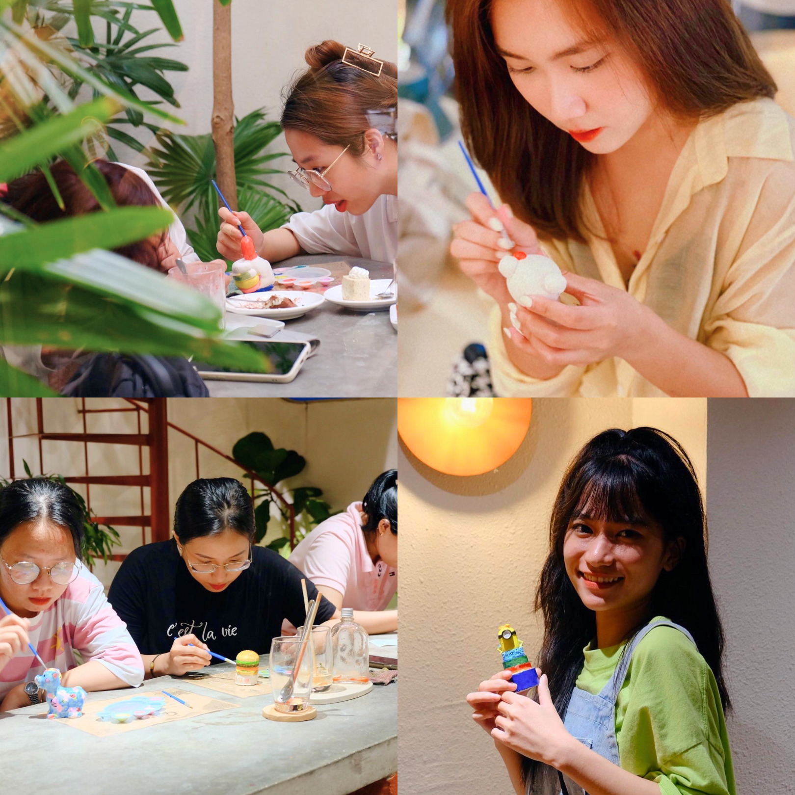 Hoạt động tô tượng tại September Cafe