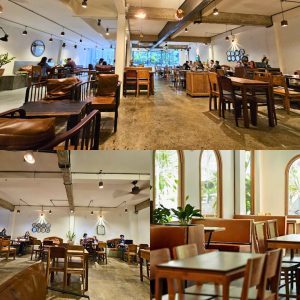 Khu vực trong nhà của beMIND COFFEE