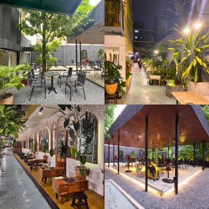 Không gian ngoài trời của beMIND COFFEE