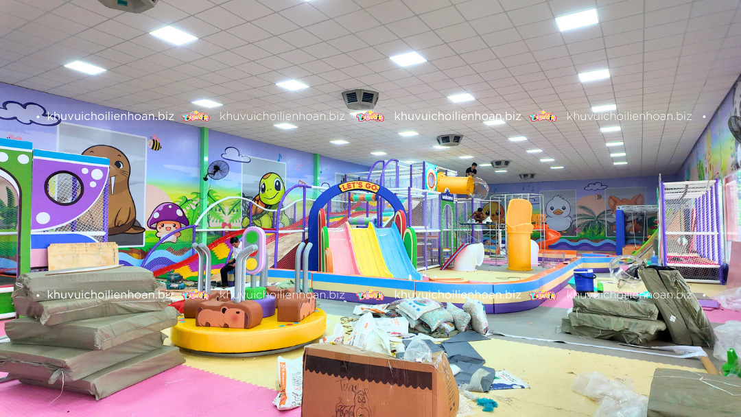 Kinh doanh khu vui choi ket hop garage o to 4