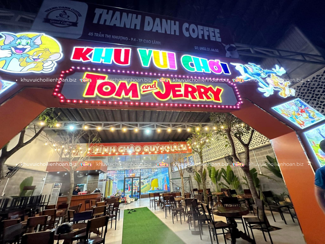 Đặt tên khu vui chơi theo hoạt hình Tom & Jerry