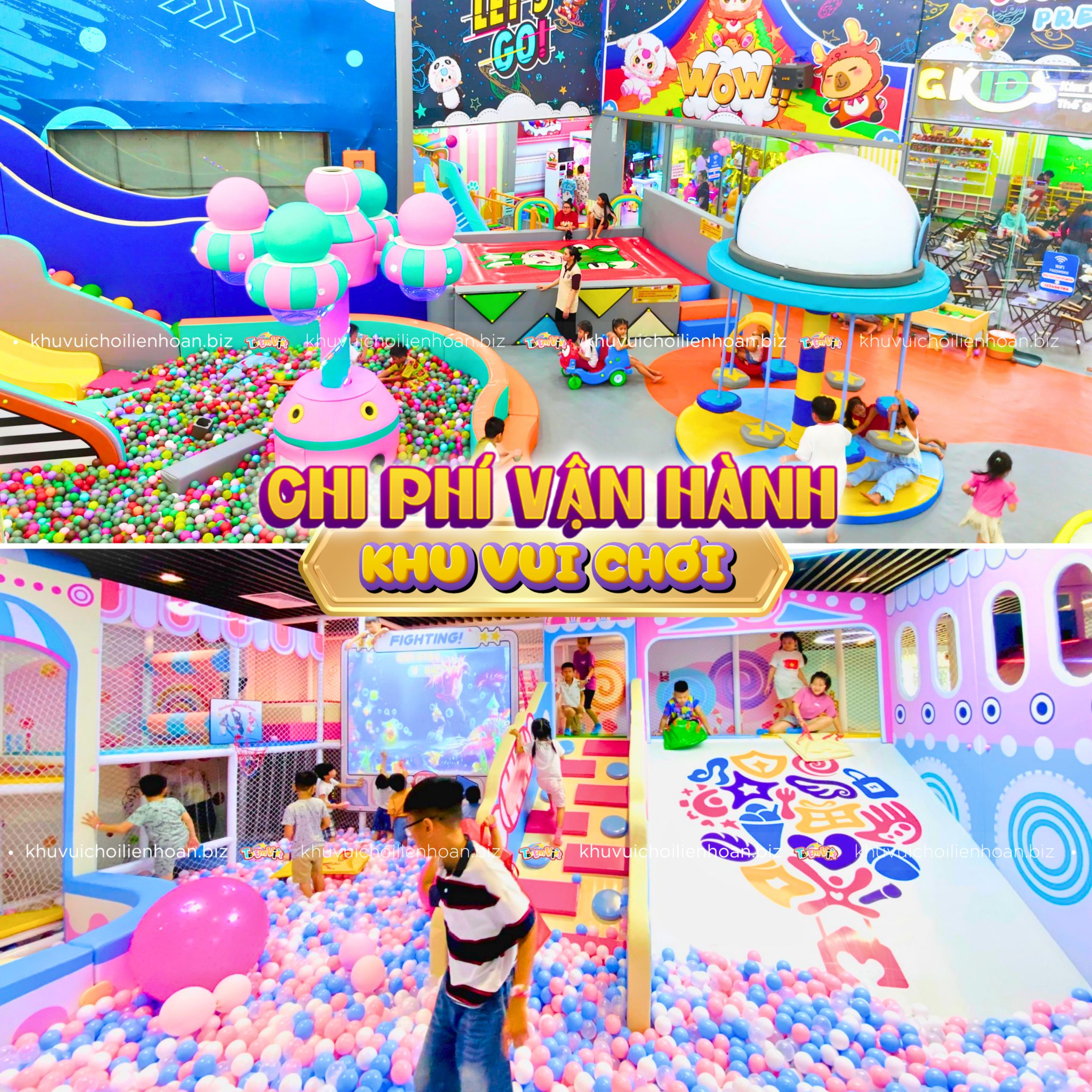 Chi phí vận hành khu vui chơi