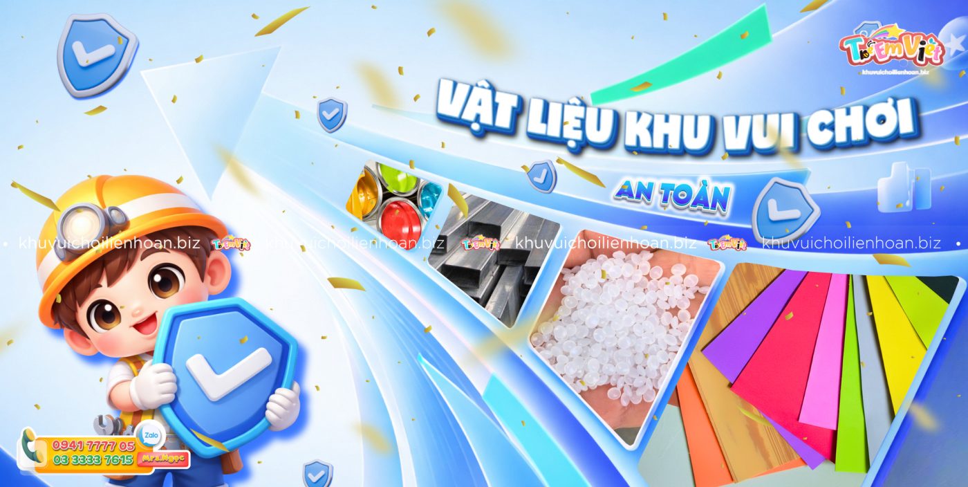 Banner Vật liệu khu vui chơi an toàn