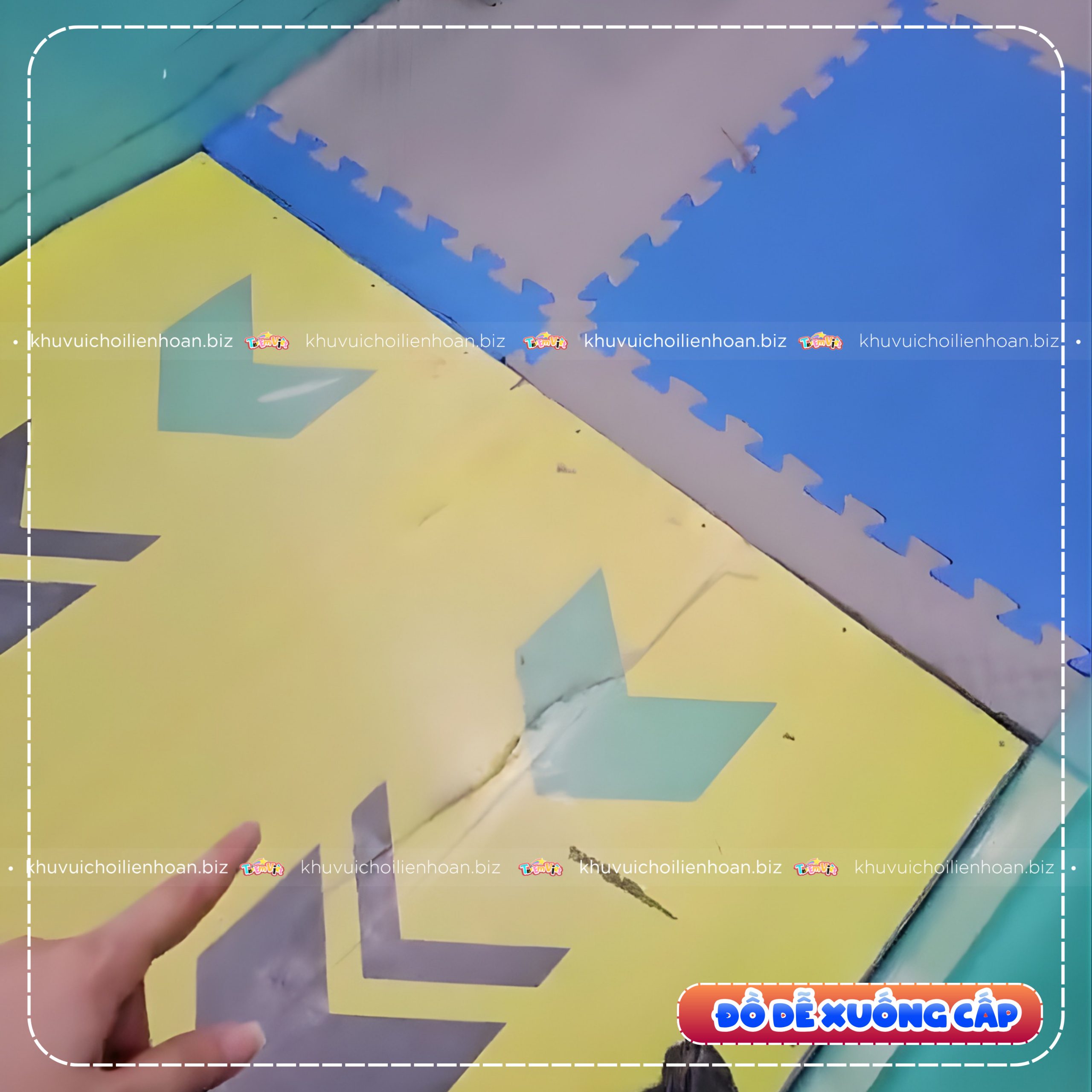 Dùng vật liệu không rõ nguồn gốc - đồ dễ xuống cấp