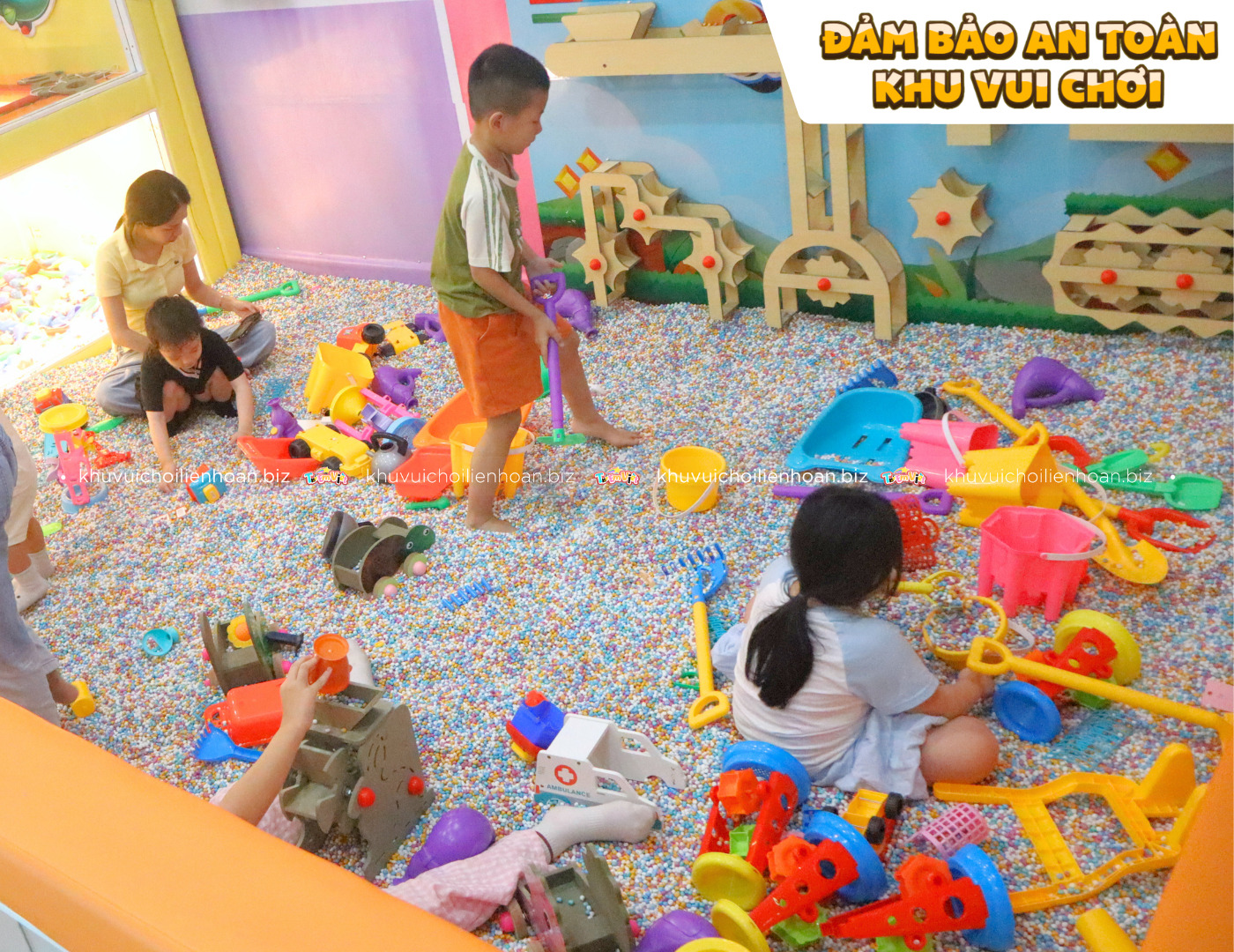 Đảm bảo khu vui chơi an toàn cho trẻ vui đùa
