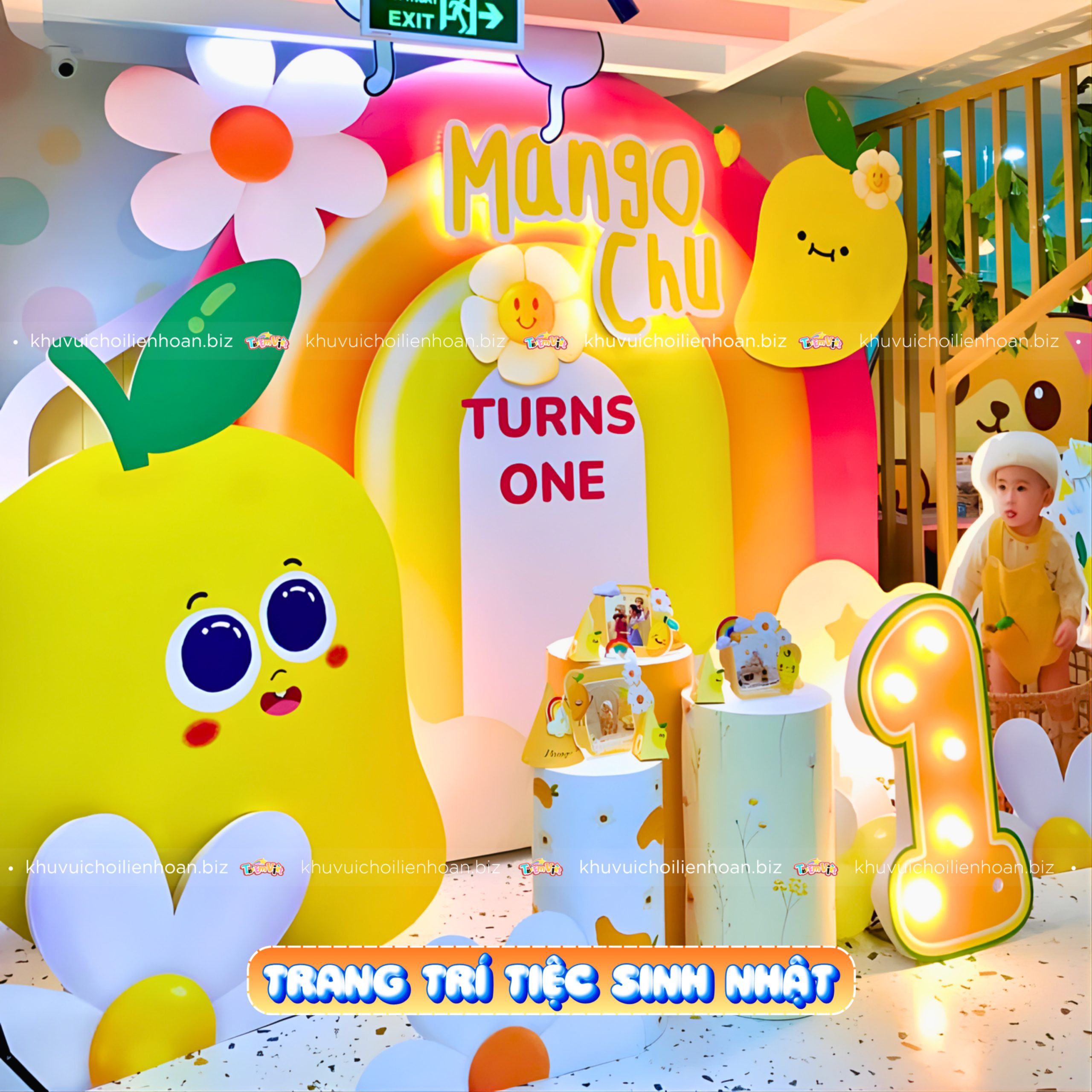 Trang trí tiệc sinh nhật bắt mắt