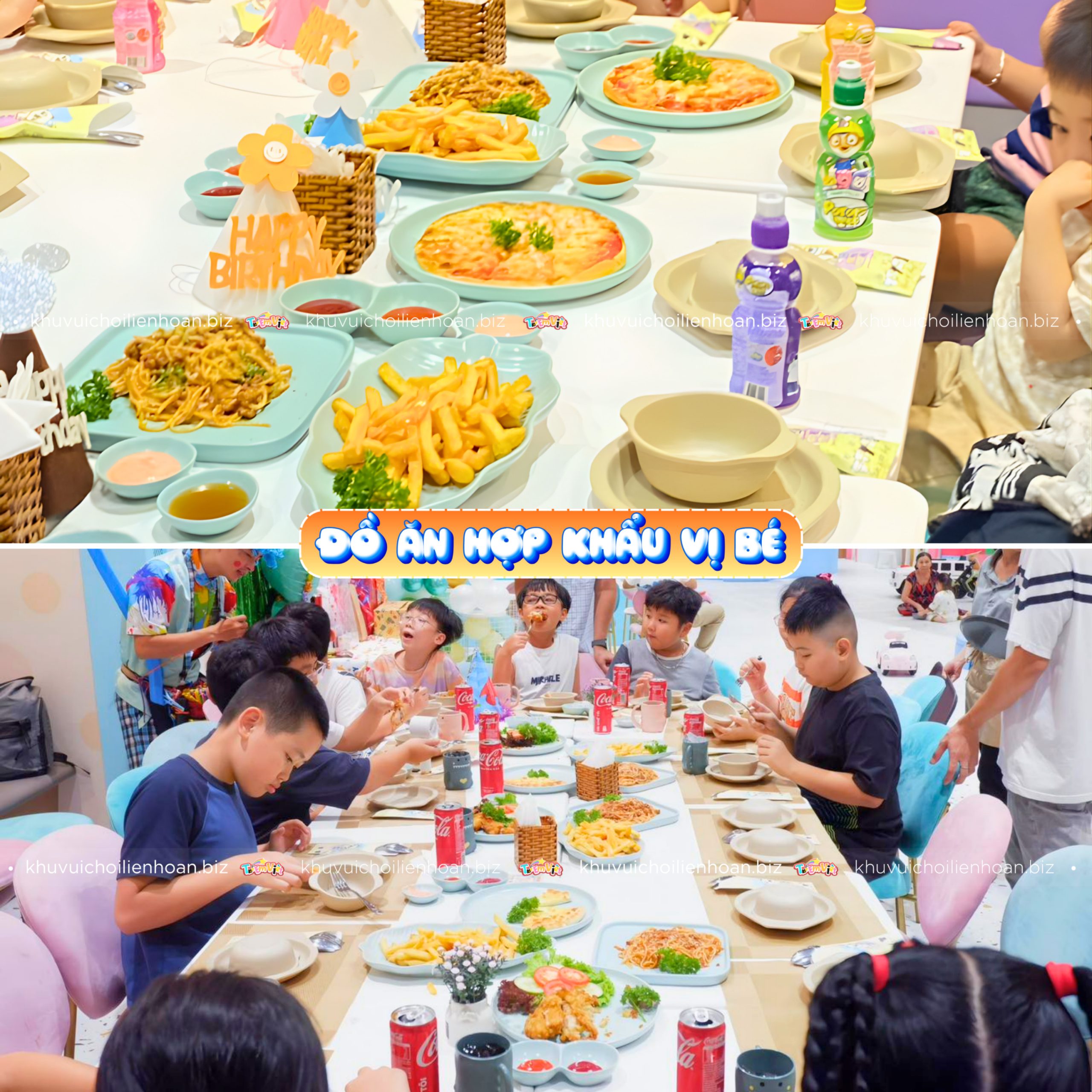 Dịch vụ ăn uống tại tiệc sinh nhật