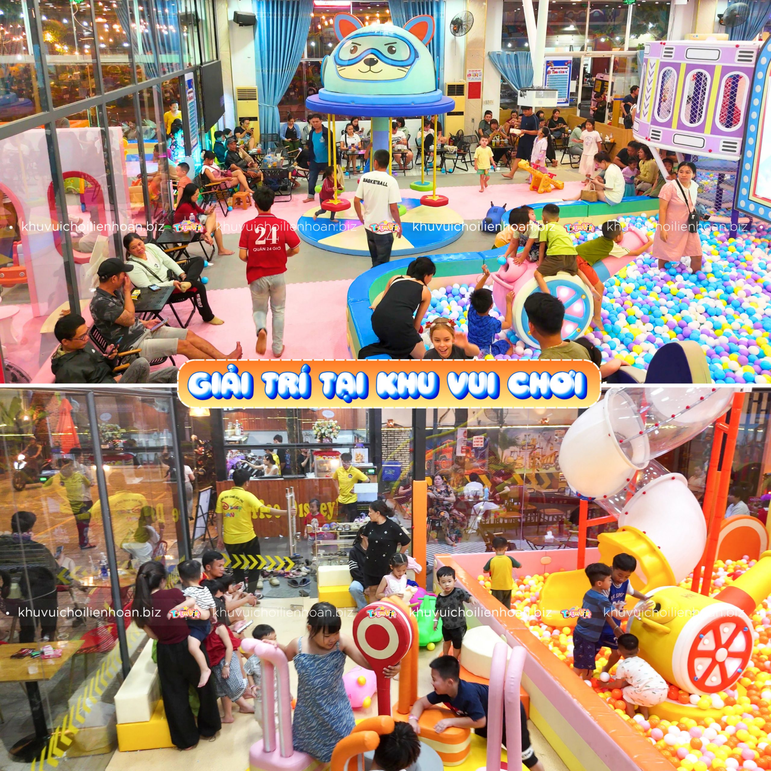 Dịch vụ vui chơi giải trí cho bé