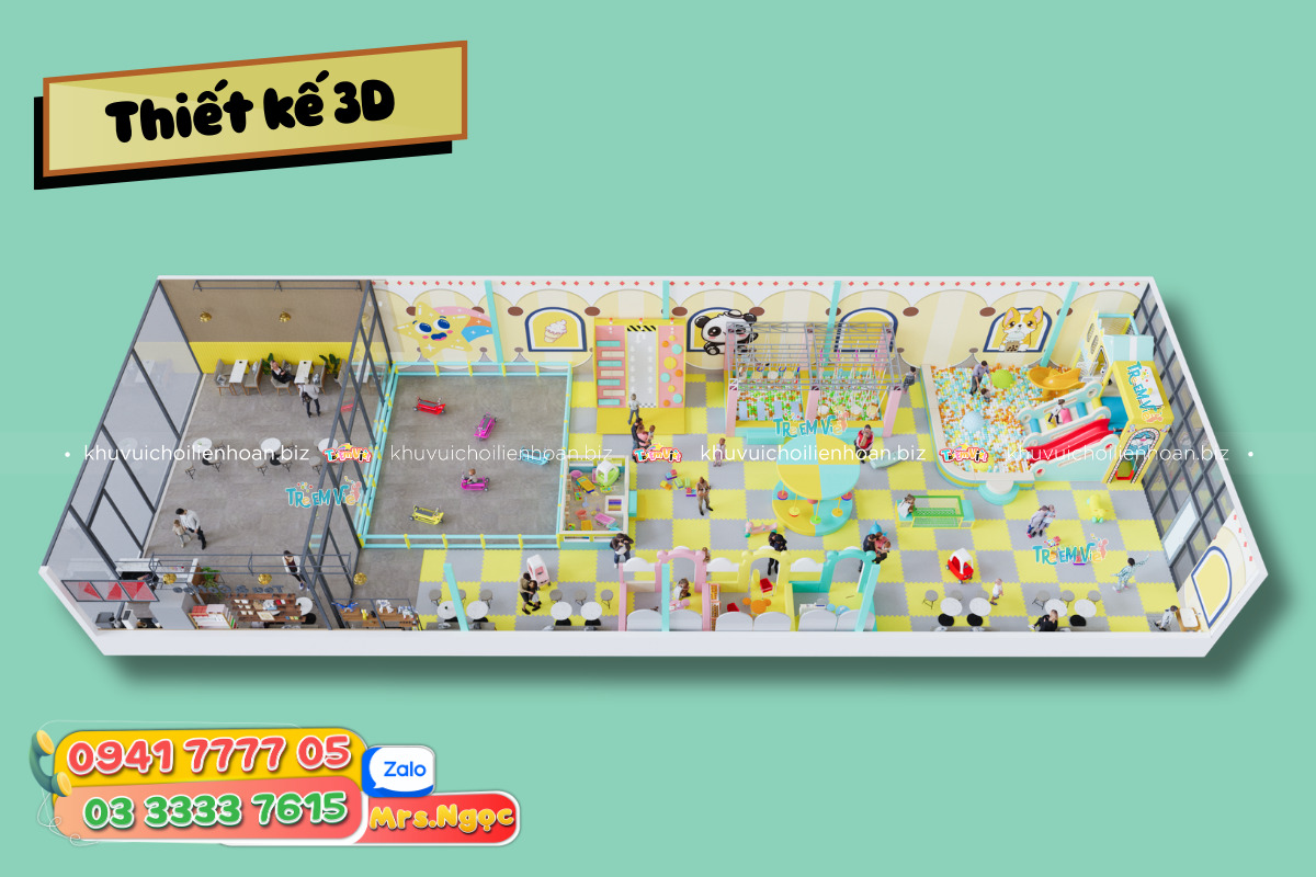 Vì sao thiết kế 3D khu vui chơi trẻ em quan trọng