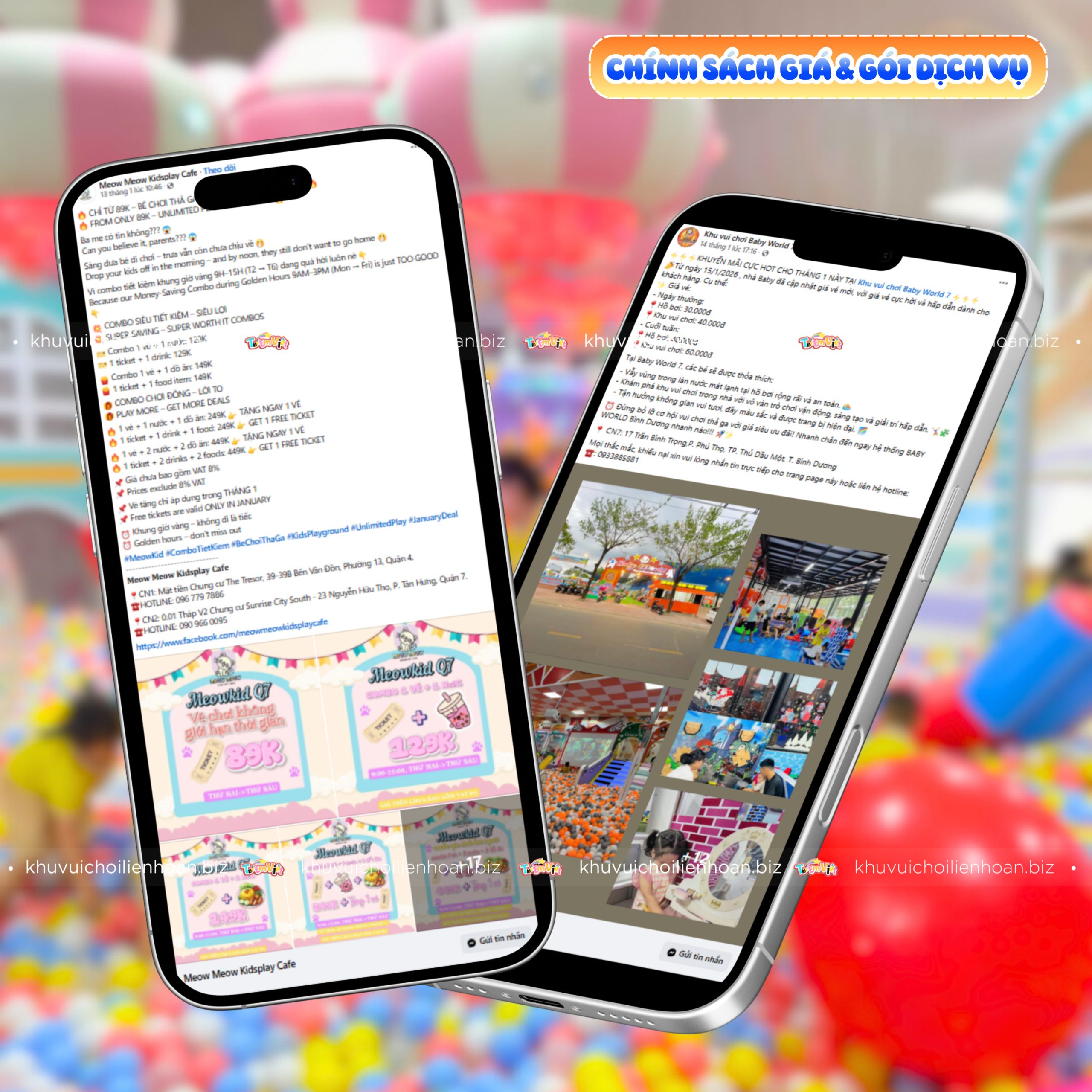 Chính sách  giá & gói dịch vụ