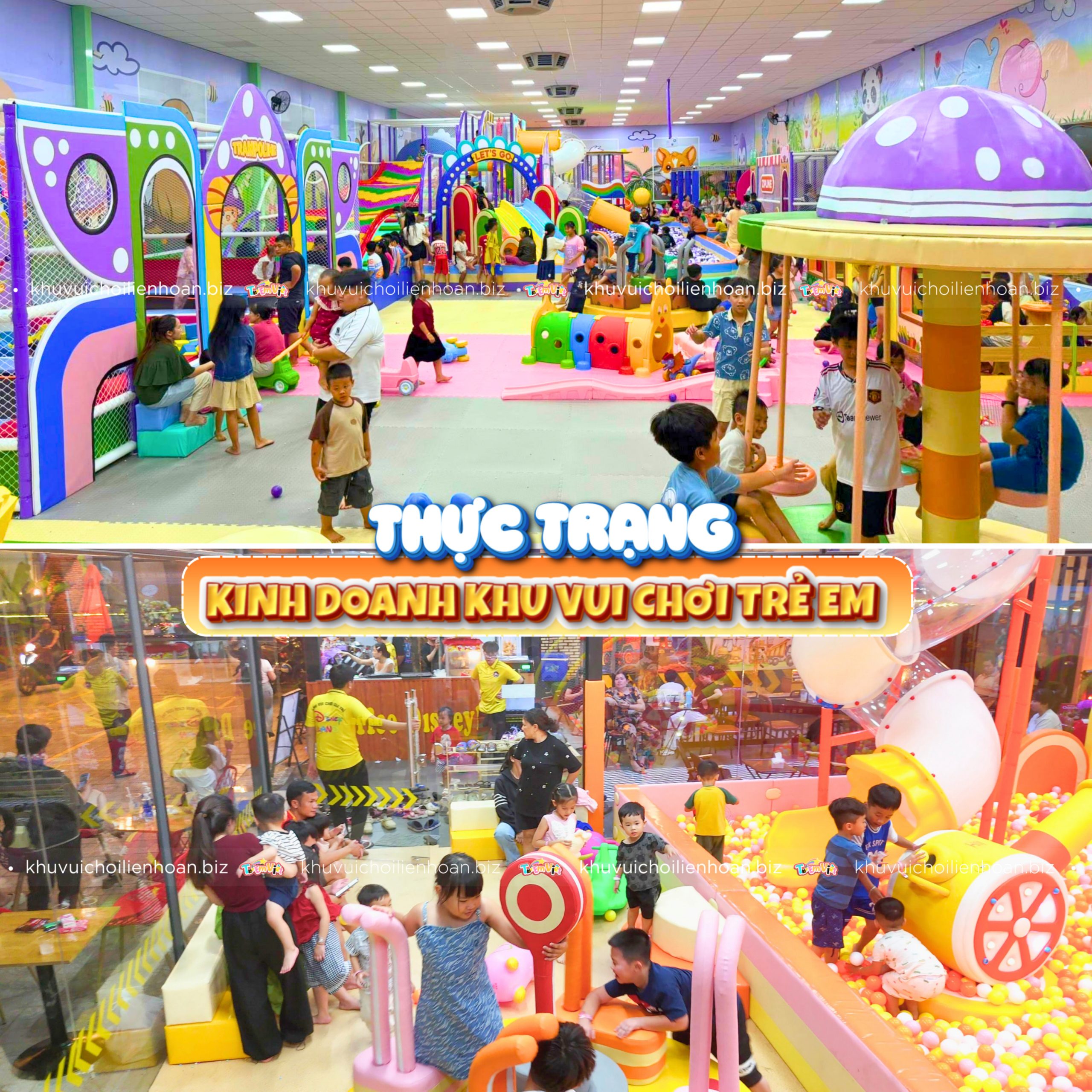 Thực trạng kinh doanh khu vui chơi trẻ em
