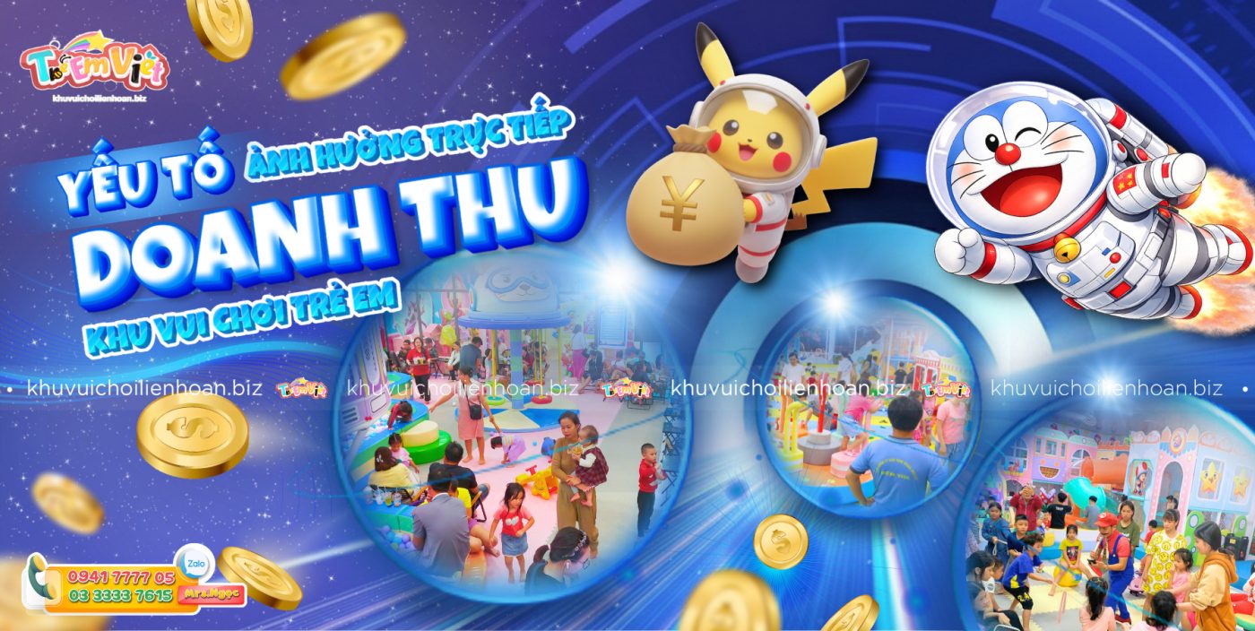 Banner Doanh Thu Khu Vui Chơi Trẻ Em