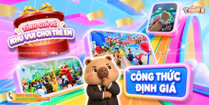 Banner Cách tính giá vé khu vui chơi trẻ em
