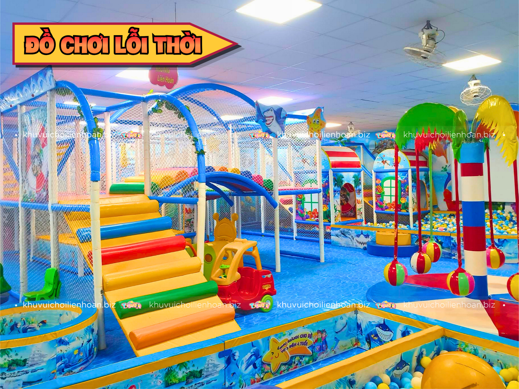 Đồ chơi lỗi thời là dấu hiệu cần nâng cấp khu vui chơi trẻ em