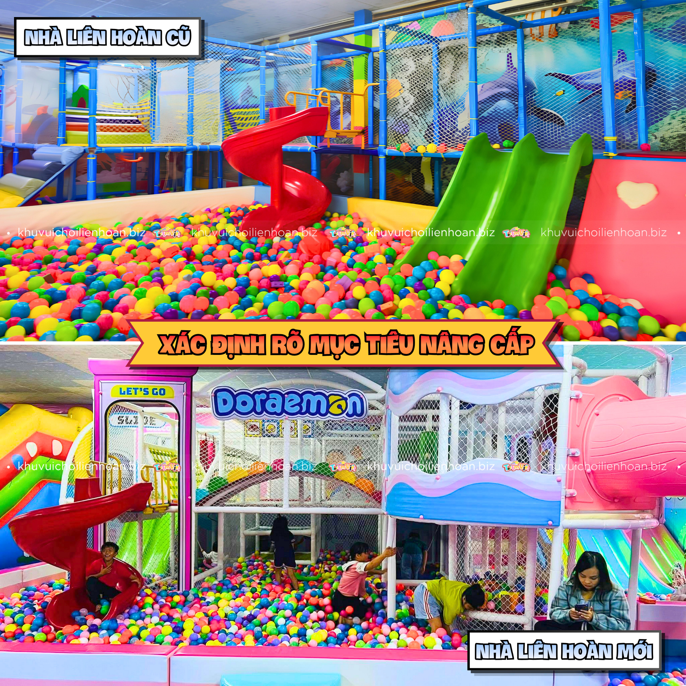 Xác định rõ mục tiêu khi nâng cấp khu vui chơi trẻ em