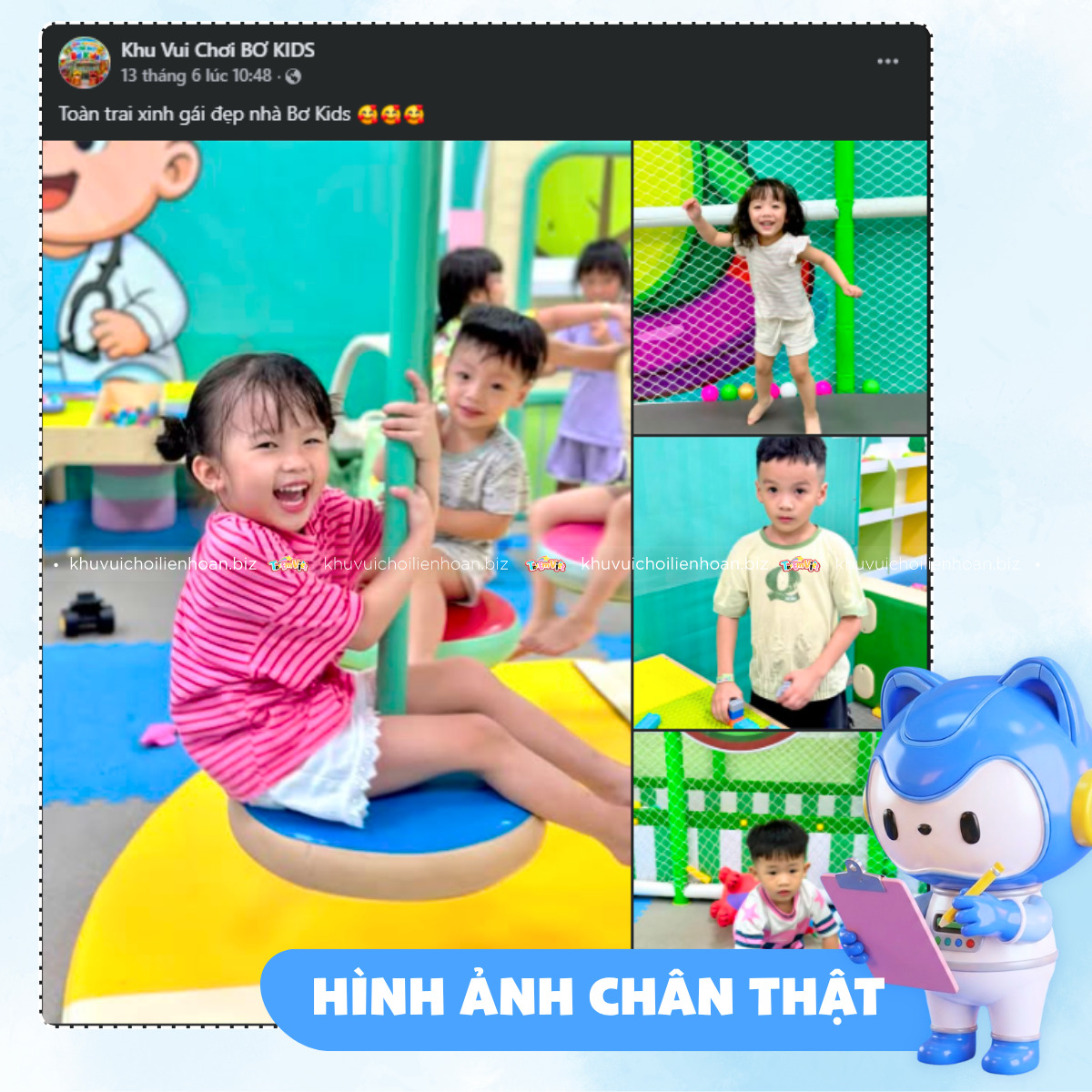 Hình ảnh vẫn cần tính chân thực để có được lòng tin từ phụ huynh