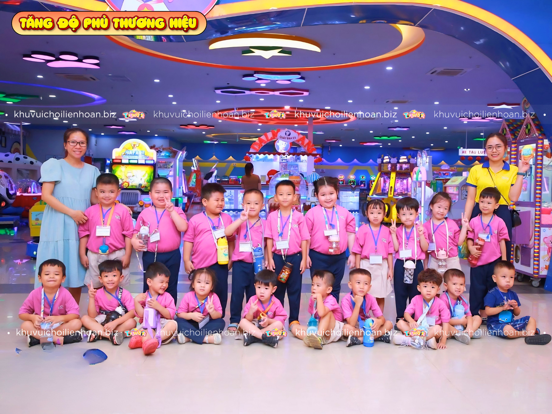 Khách đoàn khu vui chơi giúp tăng độ phủ thương hiệu