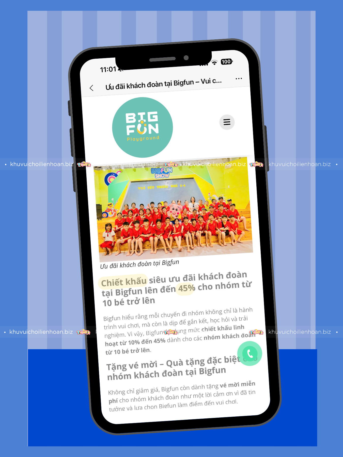 Mức chiết khấu hợp lý cho khách đoàn khu vui chơi