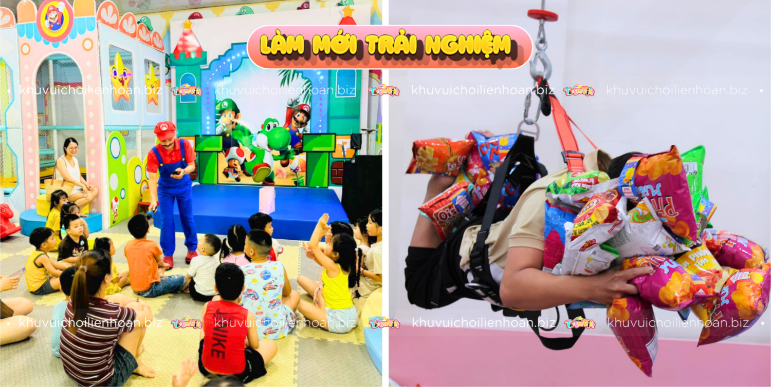 Yếu tố tạo nên khu vui chơi hấp dẫn là biết cách làm mới trải nghiệm
