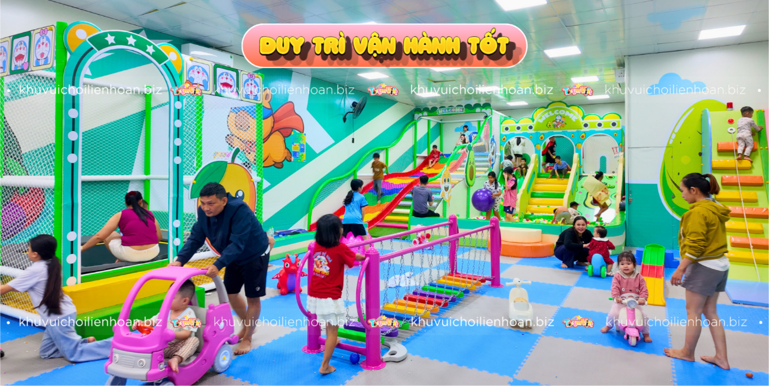 Yếu tố tạo nên khu vui chơi hấp dẫn là duy trì vận hành tốt