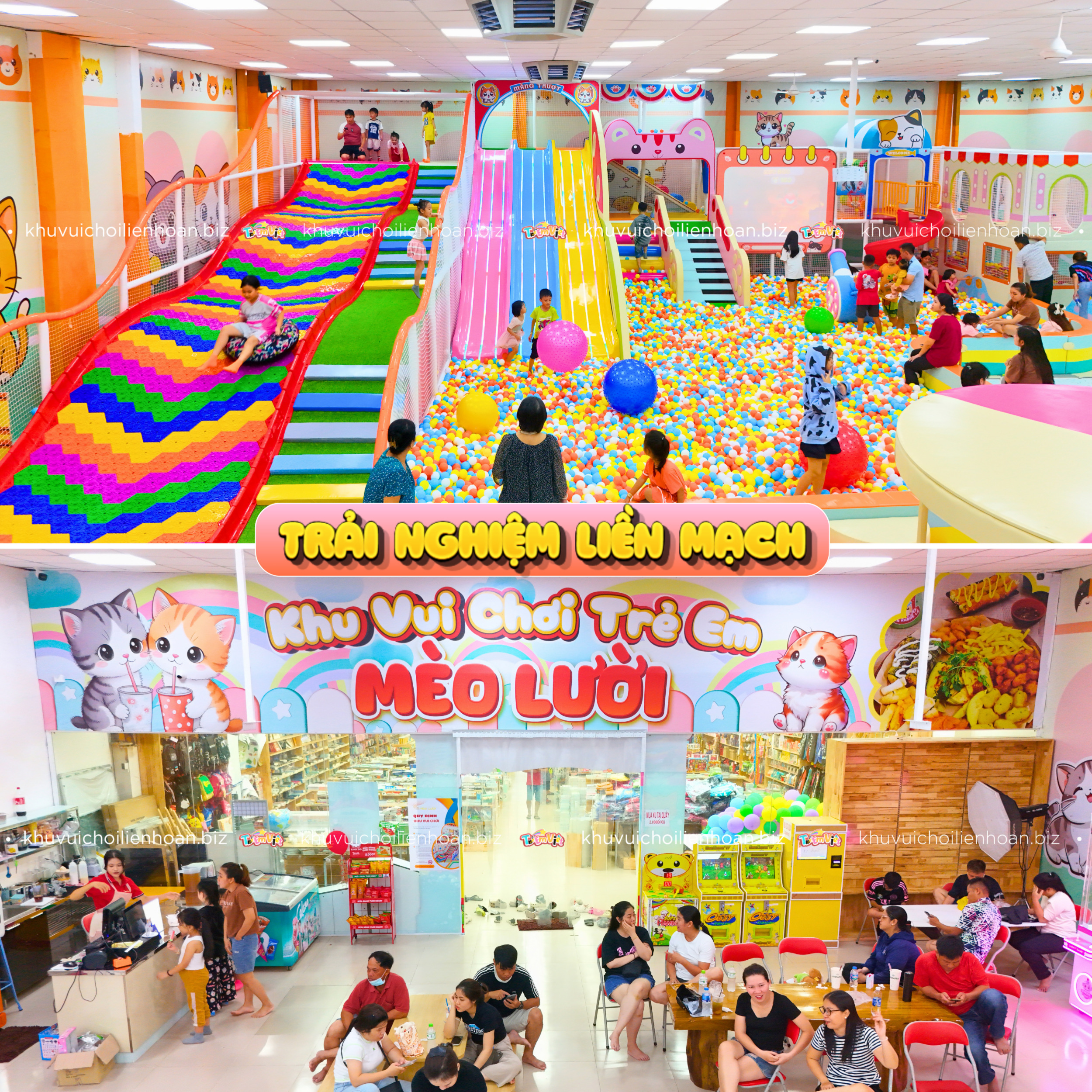 Yếu tố tạo nên khu vui chơi hấp dẫn nằm ở trải nghiệm liền mạch