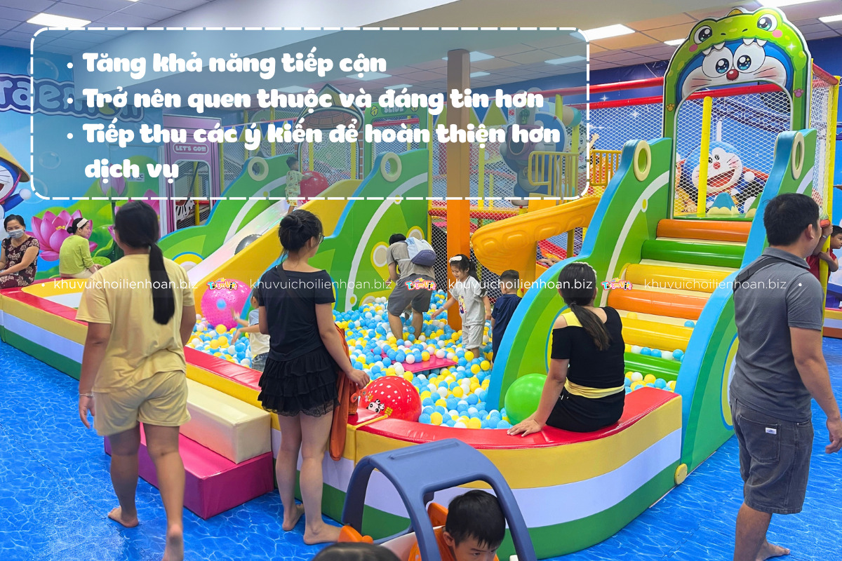 Lợi ích của xây kênh TikTok khu vui chơi trẻ em