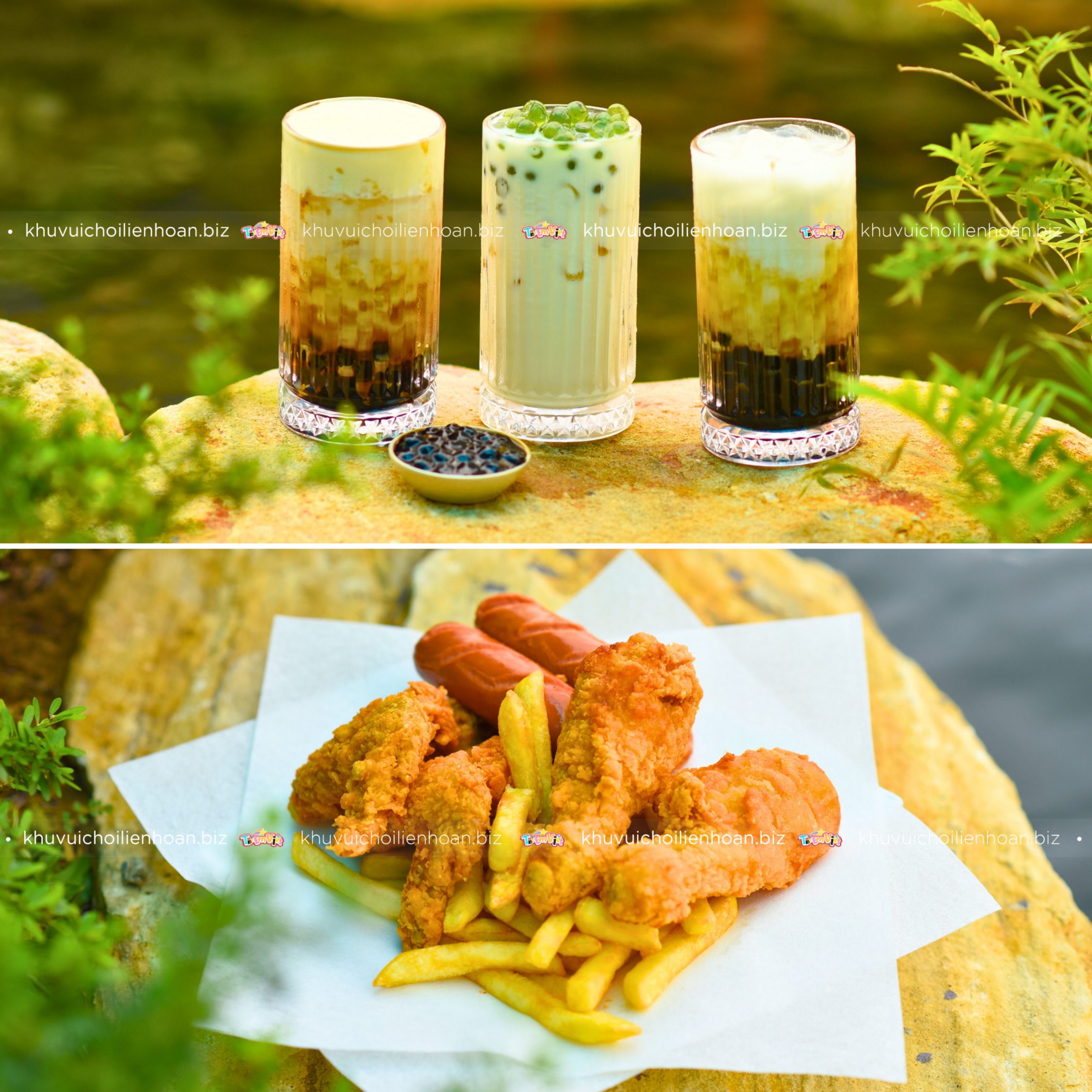 Nguồn thu khu vui chơi trẻ em từ kinh doanh đồ ăn, thức uống