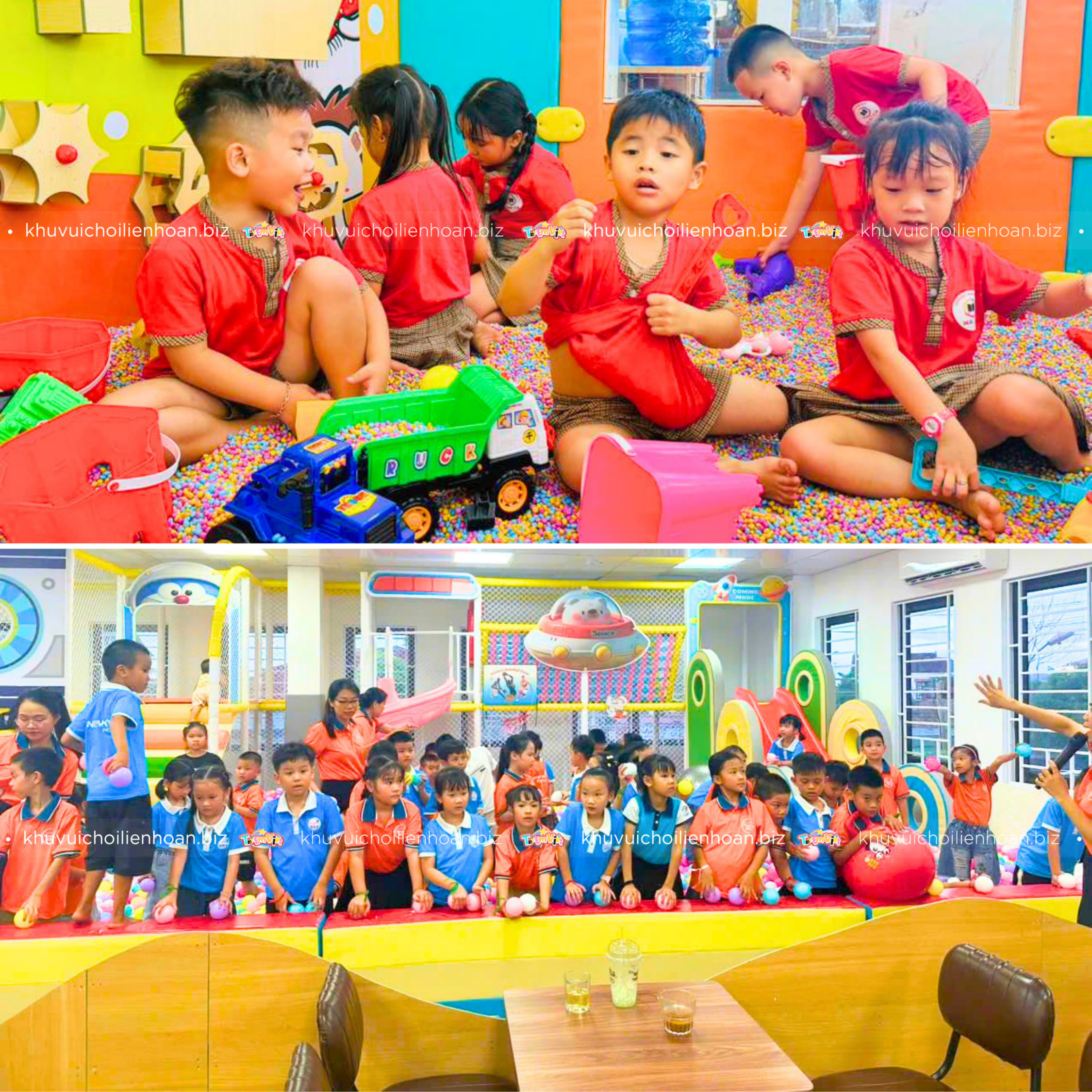 Nguồn thu khu vui chơi trẻ em khai thác từ khách đoàn