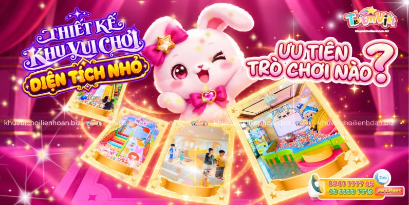 Banner Thiết kế khu vui chơi diện tích nhỏ