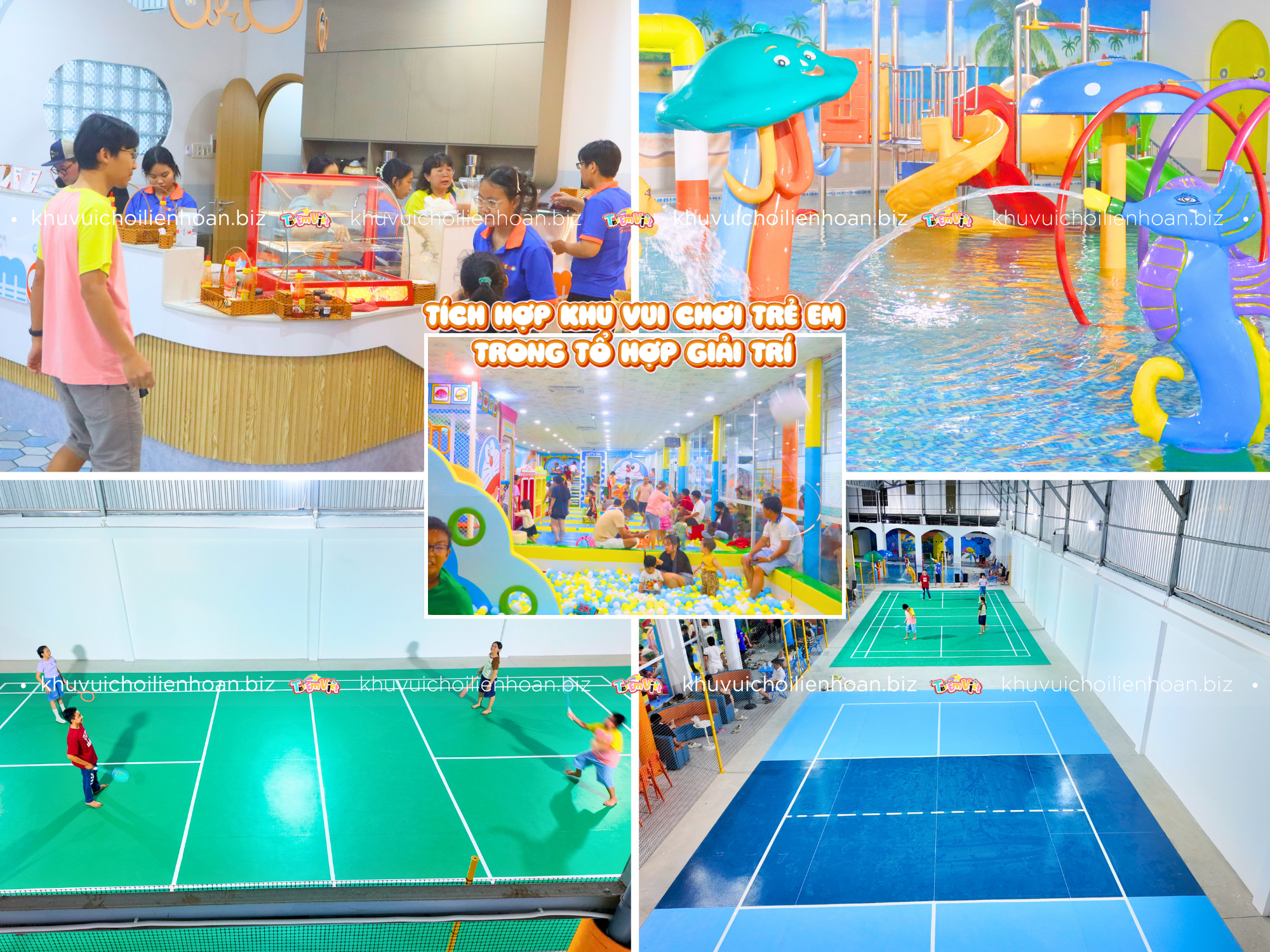 Tích hợp khu vui chơi trẻ em trong tổ hợp giải trí