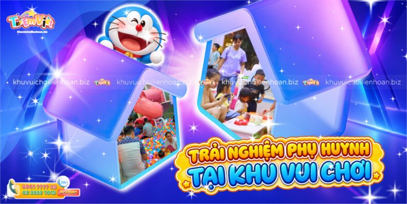 Banner Trải nghiệm phụ huynh tại khu vui chơi